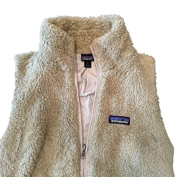 Patagonia Los Gatos Fleece Full Zip Vest Tan - Picture 2 of 5